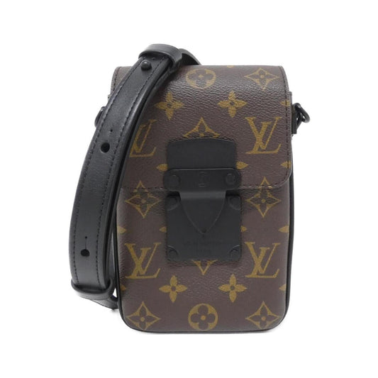 Louis Vuitton Monogram Macassar S-Lock Vertical Wearable Wallet M81522 Shoulder Bag
