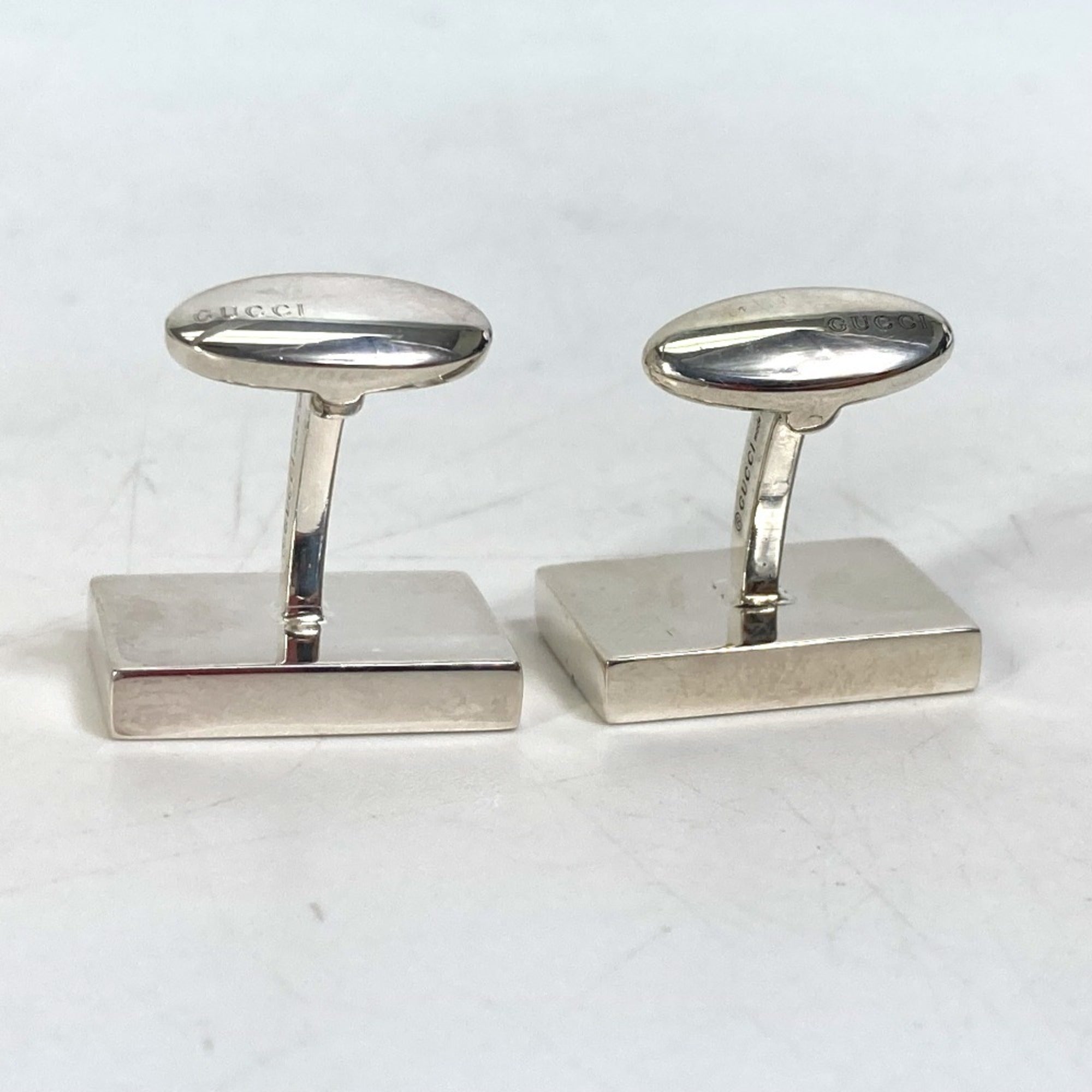 GUCCI 457224 Ghost Cufflinks SV925 Men's Silver — Like New