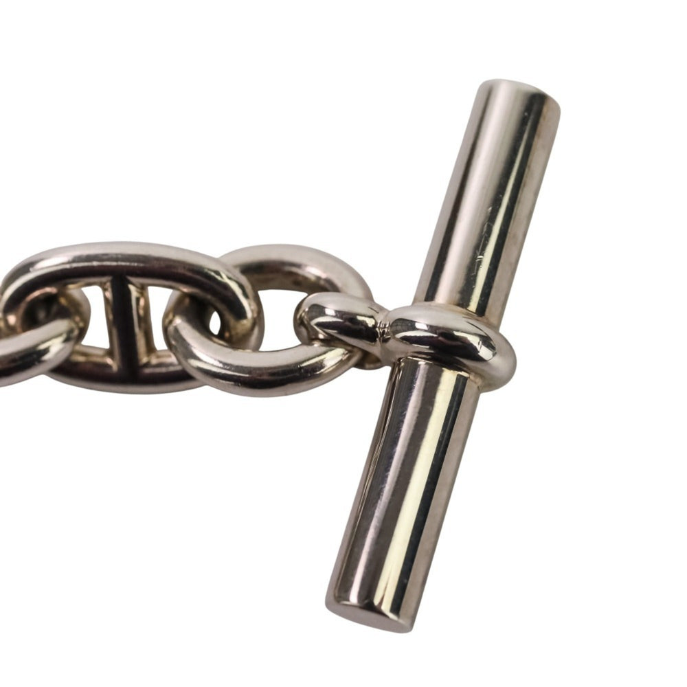 HERMES Chaine d'Ancre MM 14-link bracelet, sterling silver 925, women's — Like New