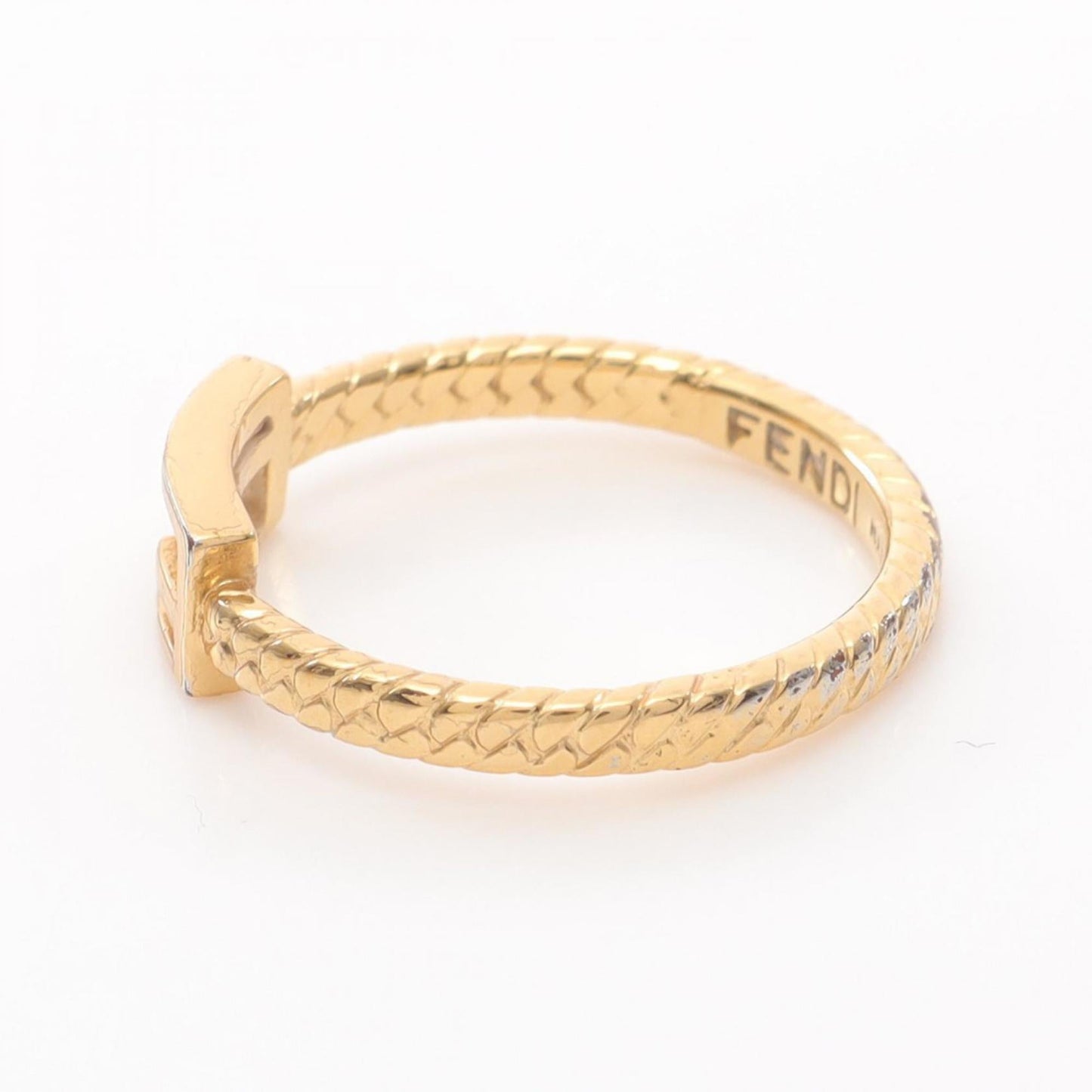 Fendi Bucket Ring, Gold-Plated, Women's, GP (Gold-Plated)