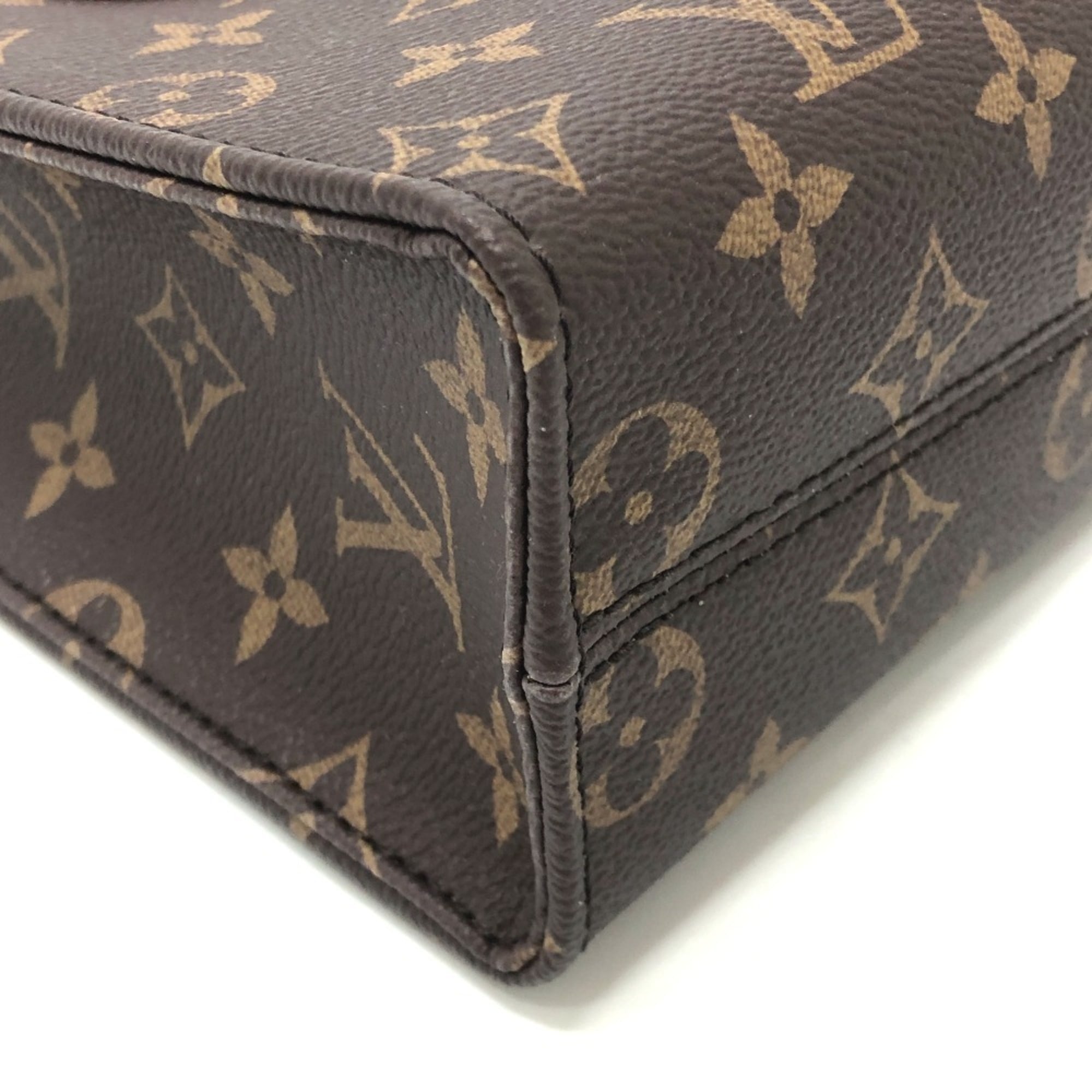 LOUIS VUITTON M13668 LV x TM On the Go BB Takashi Murakami Panda 2WAY Bag Shoulder Handbag Crossbody Monogram Canvas Women's Brown — New