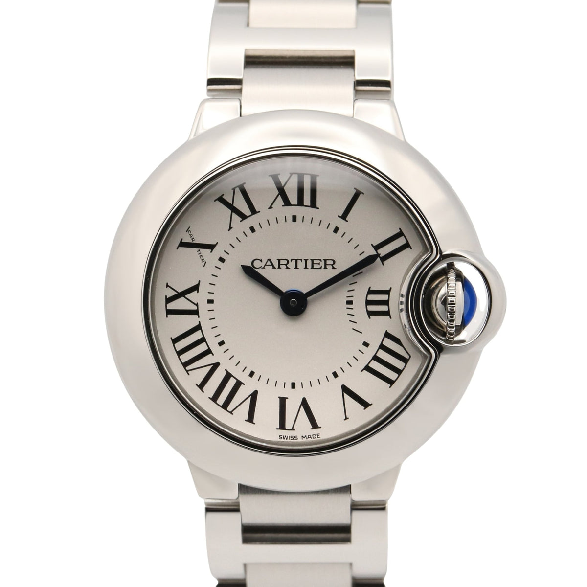 Cartier Ballon Bleu SM Watch, Stainless Steel, Ladies, Silver Tone, W69010Z4 — Very Good