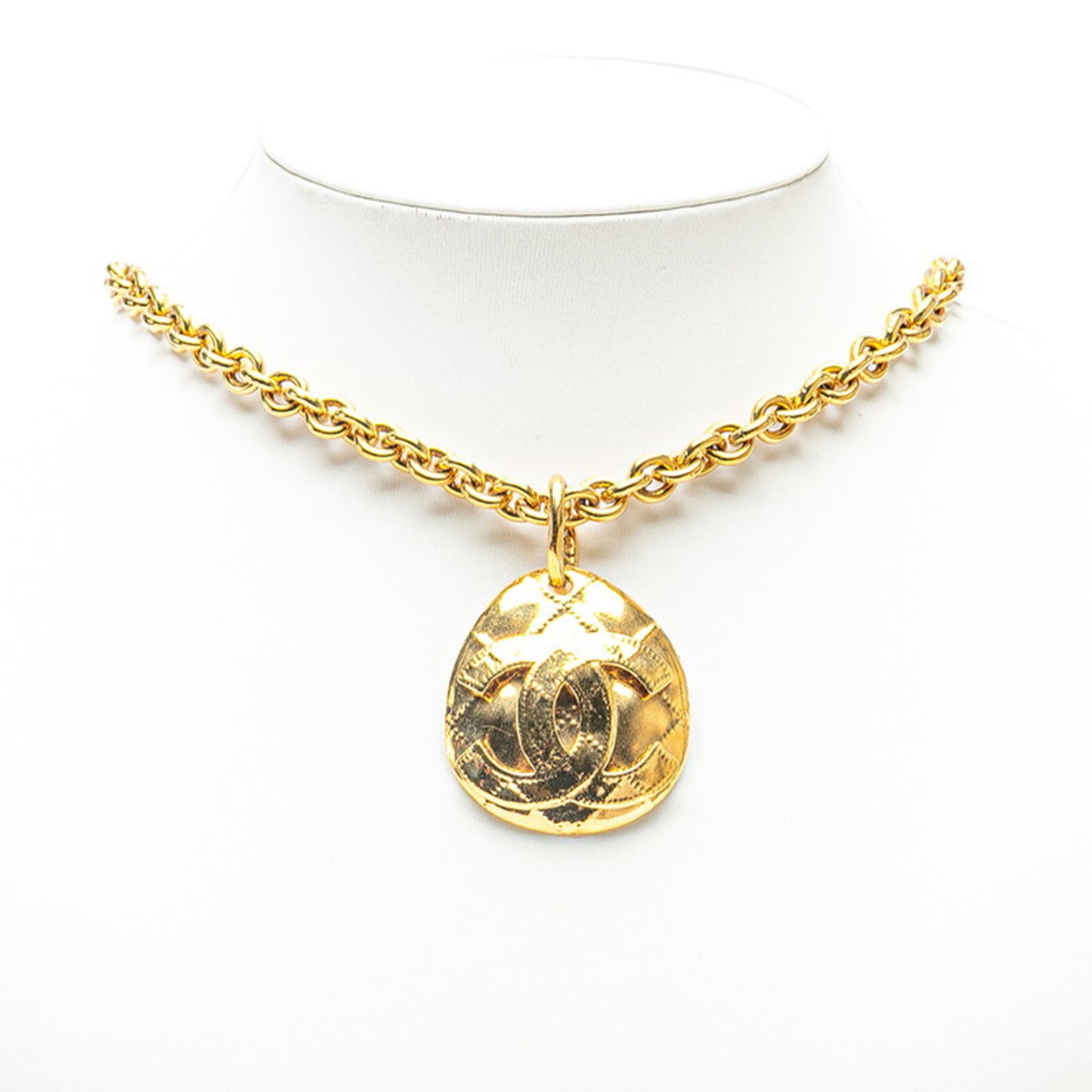 Vintage Chanel Coco Mark Long Necklace, Gold Plated, Women's, CHANEL