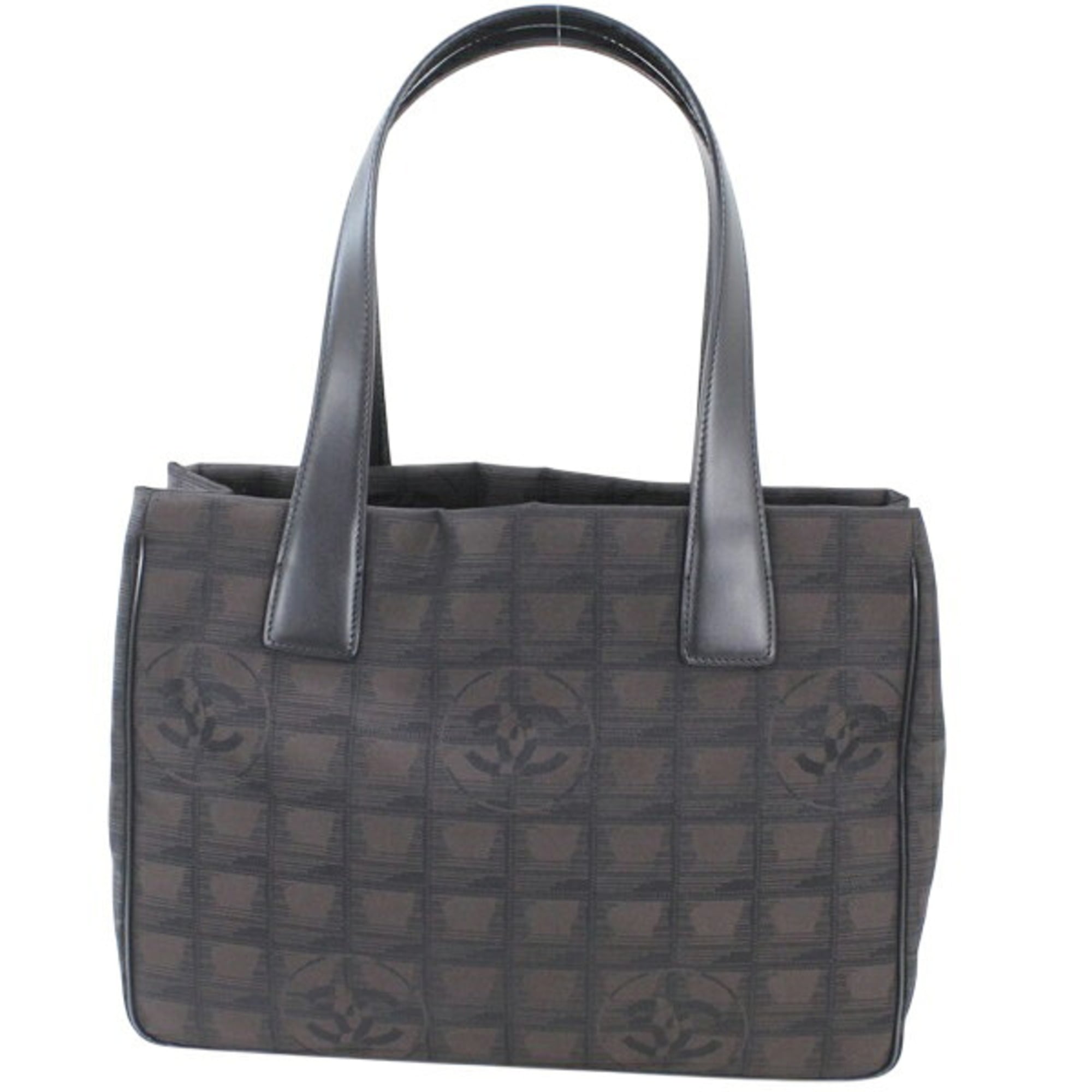 CHANEL New Travel Line Tote PM Dark Brown Bag Handbag Women's Nylon T6249 — New - Store Return