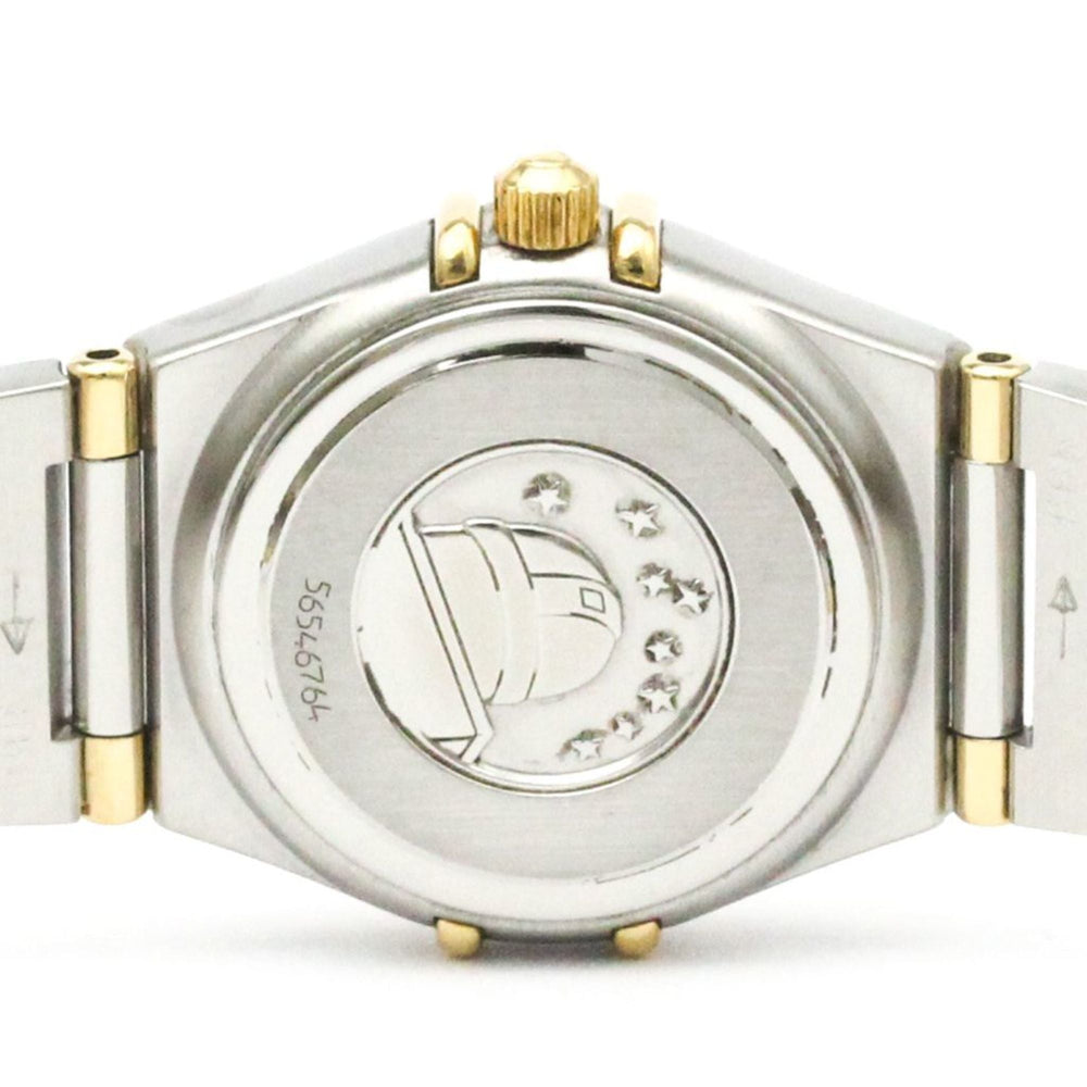 OMEGA Constellation Diamond 18K Gold Steel Watch 1367.10 Polished — Very Good