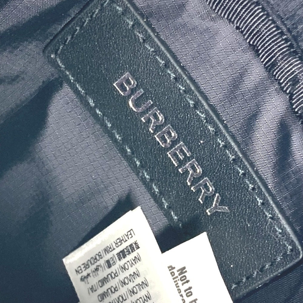 BURBERRY 8052888 Cross Belt Bag Waist Pouch Body Nylon Men's Grey — New - Store Return