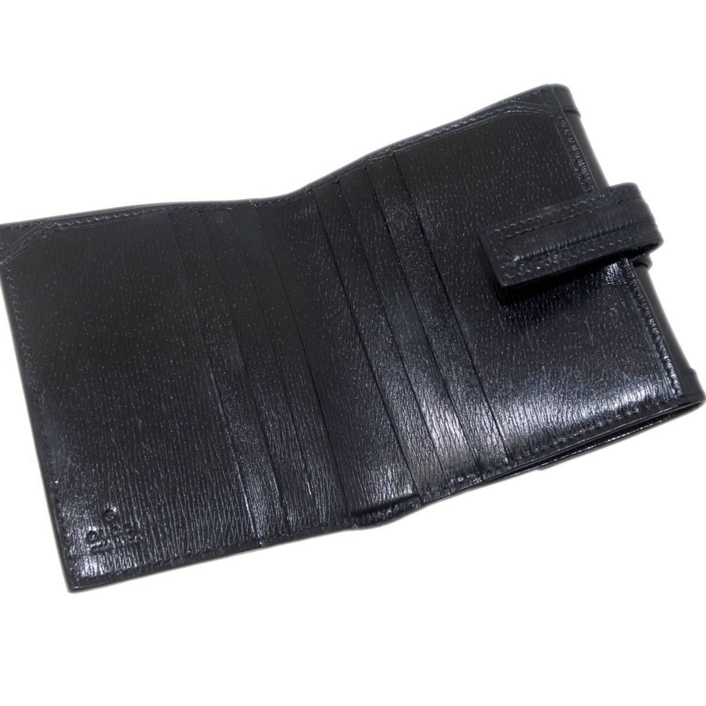 GUCCI Tri-fold Wallet Black 035.2118.2202