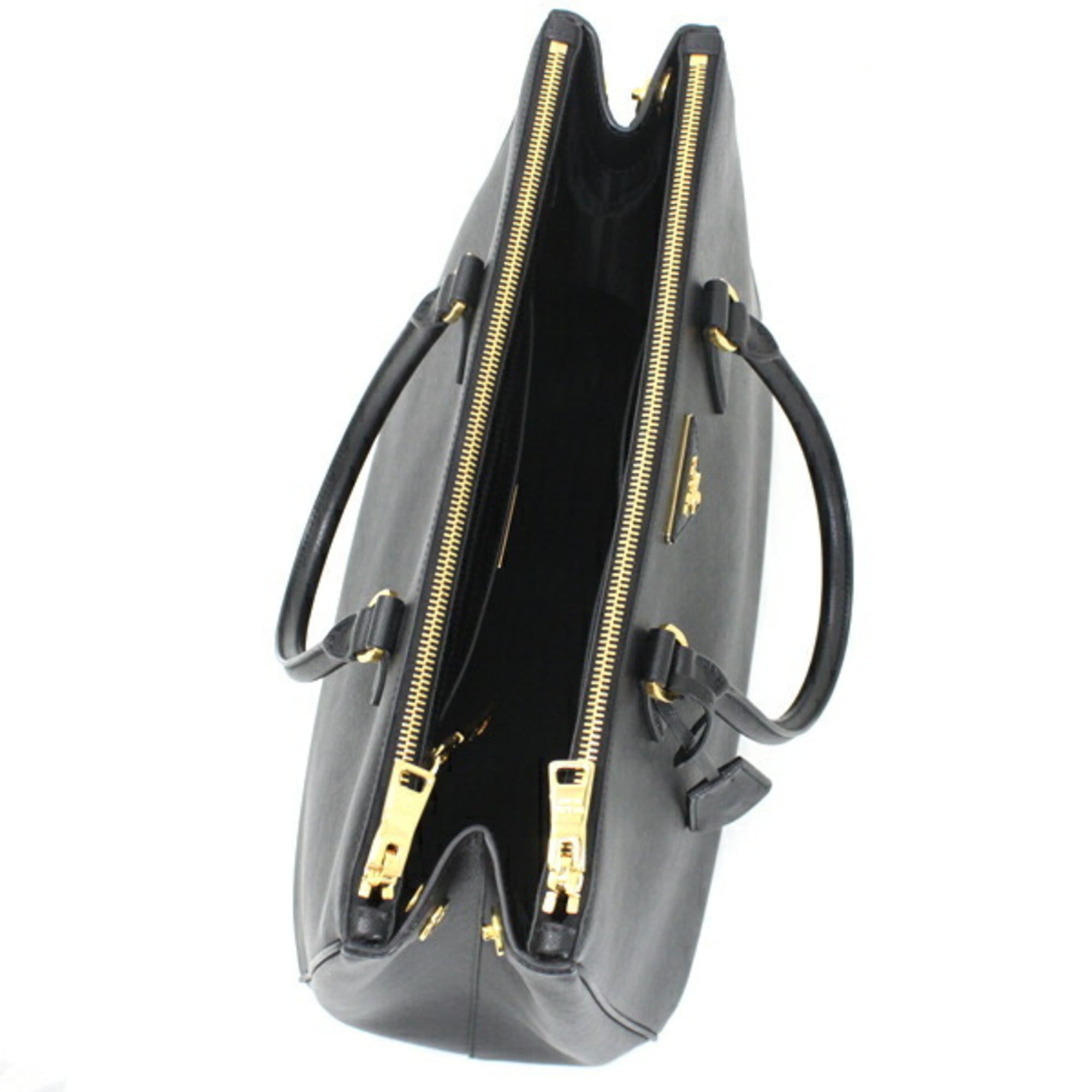 Prada Galleria handbag, tote bag, shoulder Saffiano leather, black, women's, 1BA786 NERO T5896 — New - Store Return