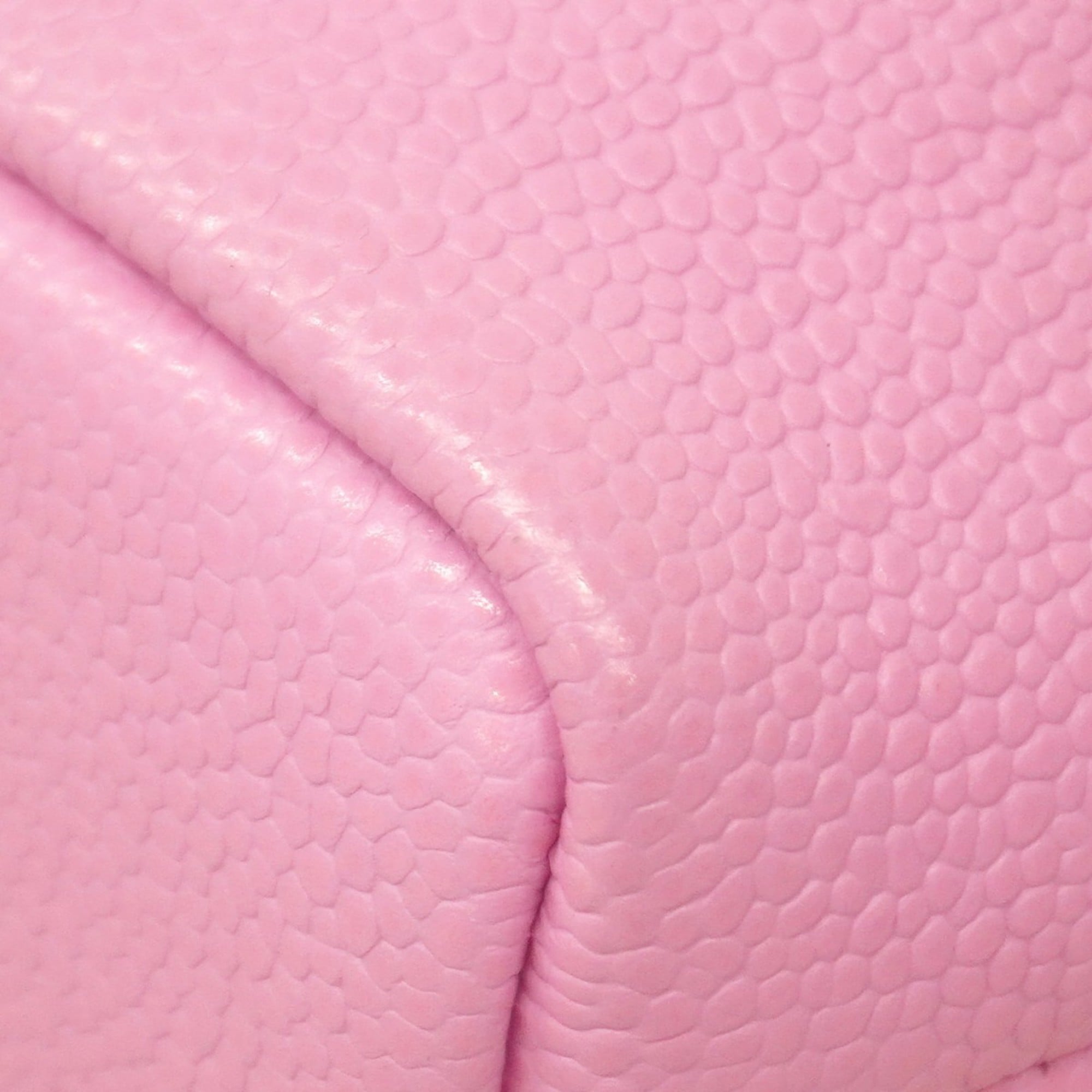 Chanel Matelasse Shoulder Bag with Chain, Caviar Skin, Pink Champagne, Women's, P2327242