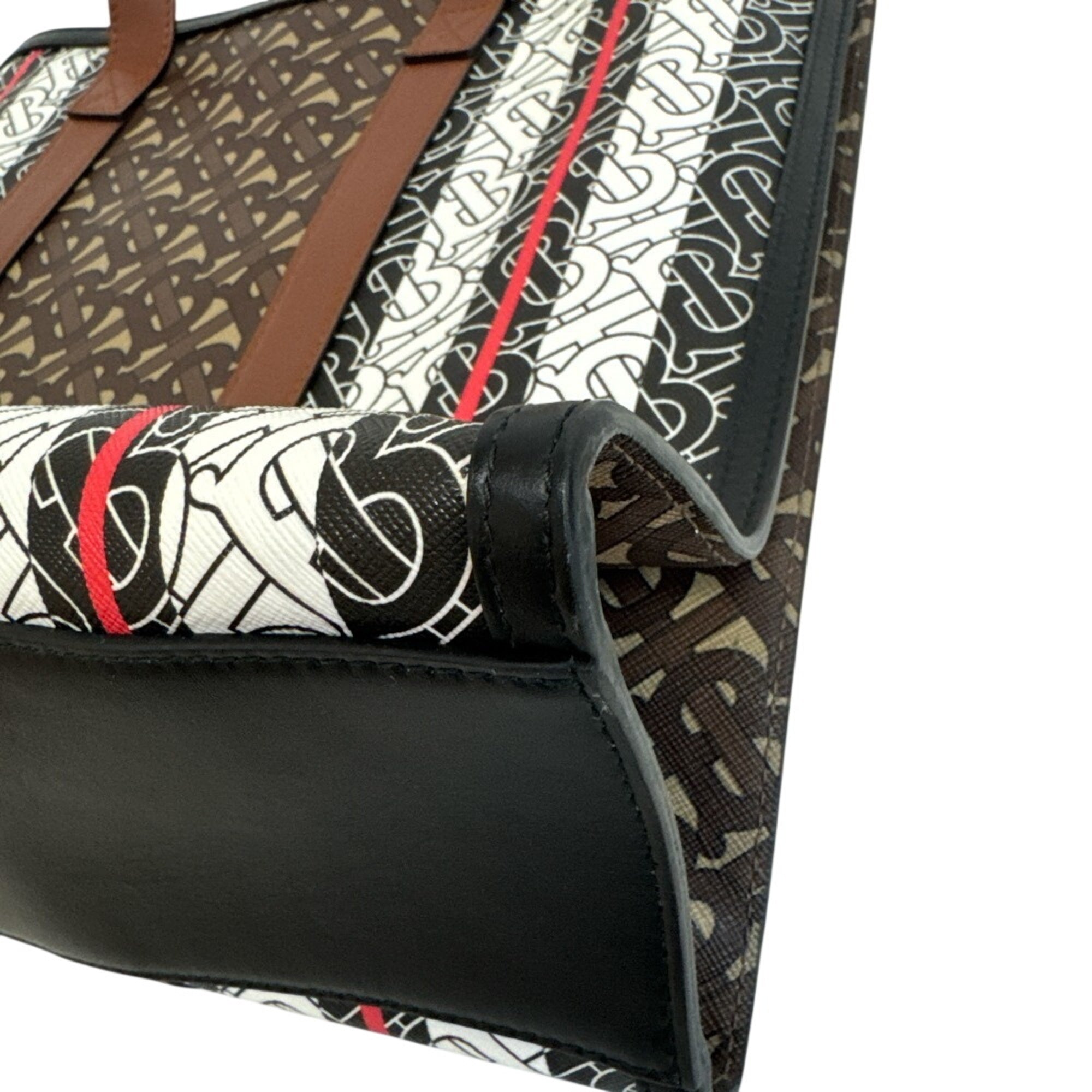 BURBERRY TB Tote Bag Brown — Like New