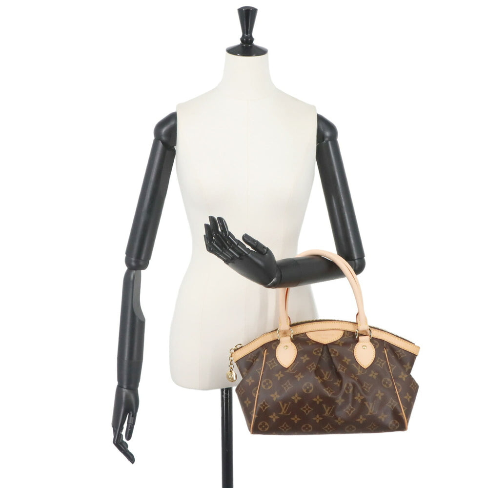 Tivoli PM Louis Vuitton Monogram Handbag Brown M40143 Gold Hardware — Like New
