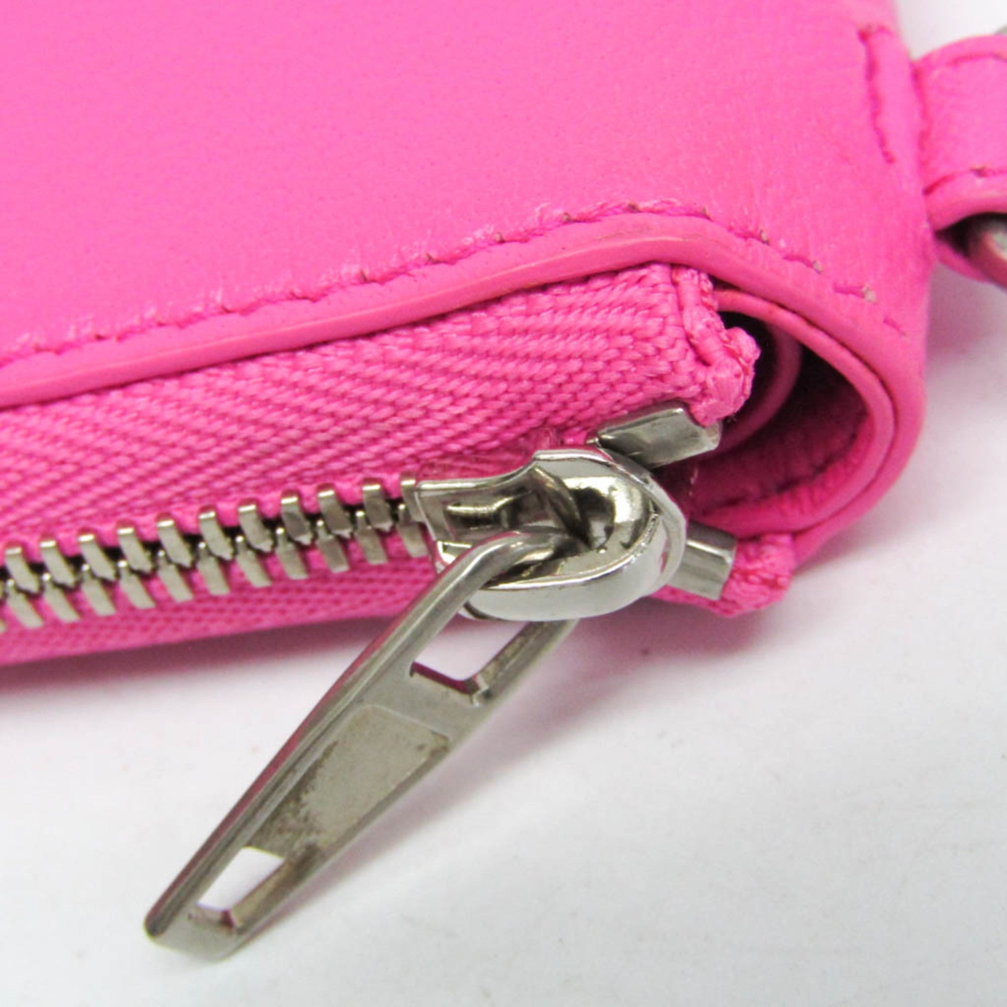 Balenciaga Essential Mini Wallet 659224 Women's Leather Wallet (bi-fold) Pink