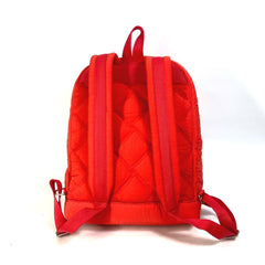 BOTTEGA VENETA 652188 Maxi Intrecciato bag Backpack Tomato Red — Like New