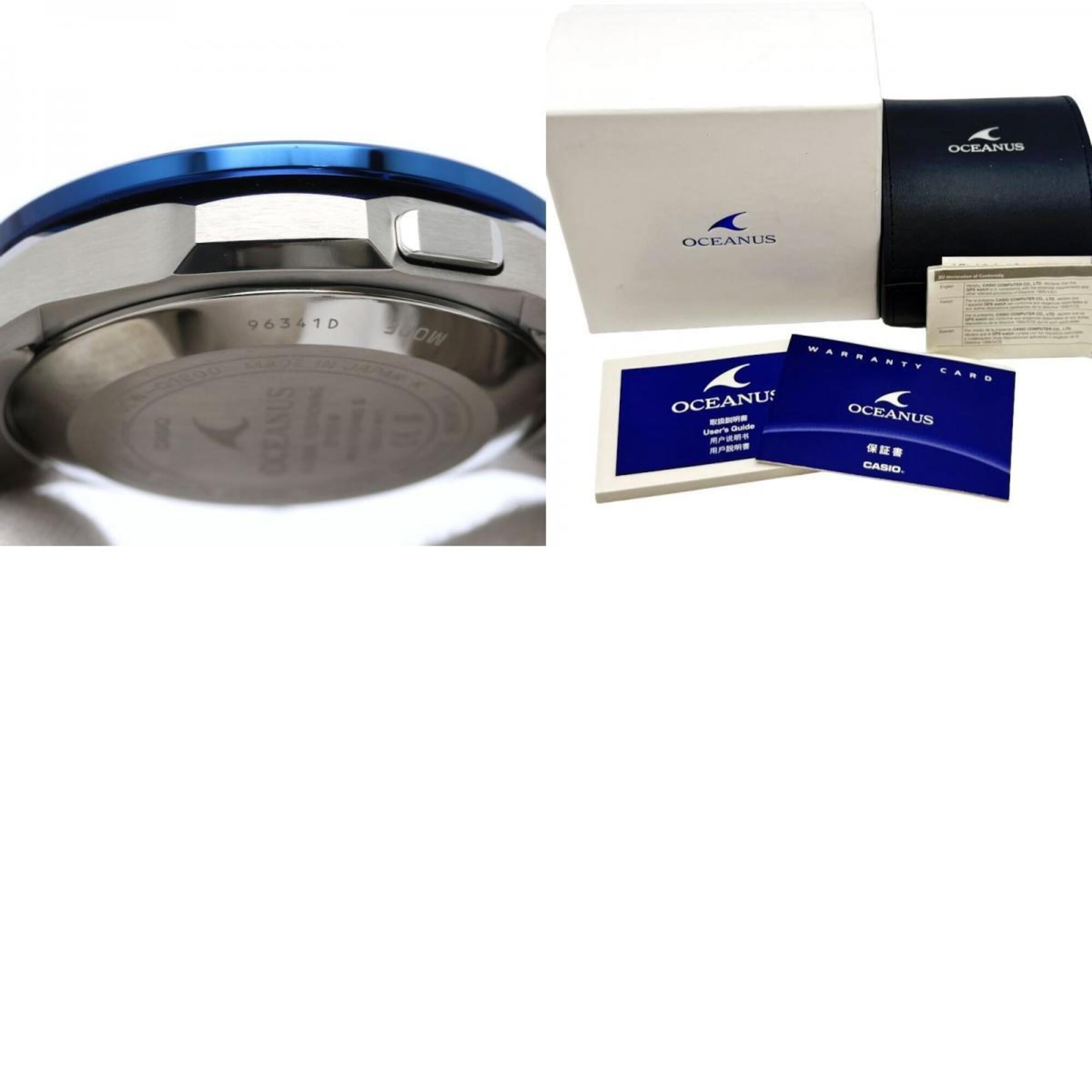 CASIO Oceanus OCW-G1200-1AJF Men's Titanium Watch 130550 — New - Store Return