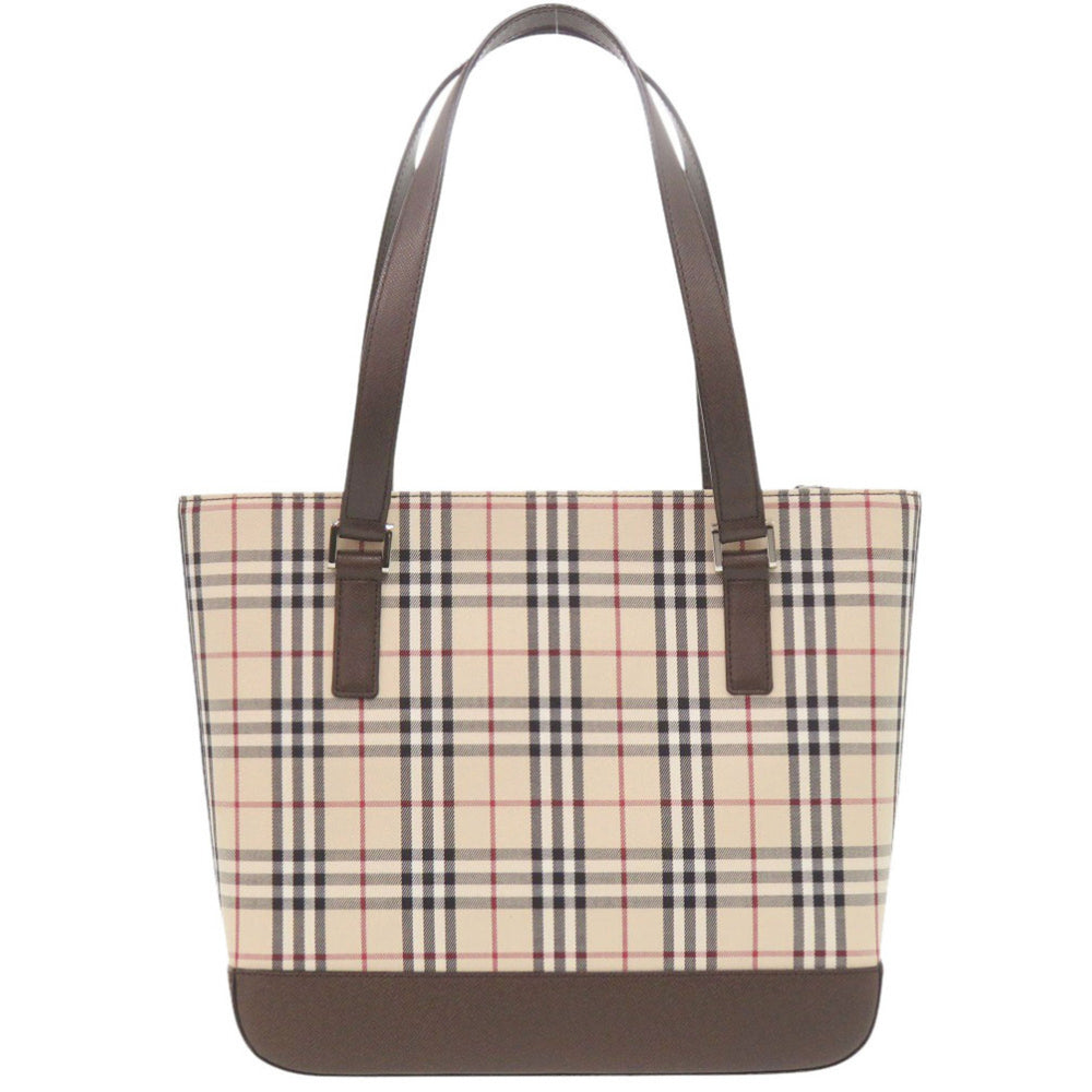 Like new Burberry Nova Check Canvas Beige Handbag 1752 — Like New