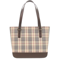 Like new Burberry Nova Check Canvas Beige Handbag 1752 — Like New