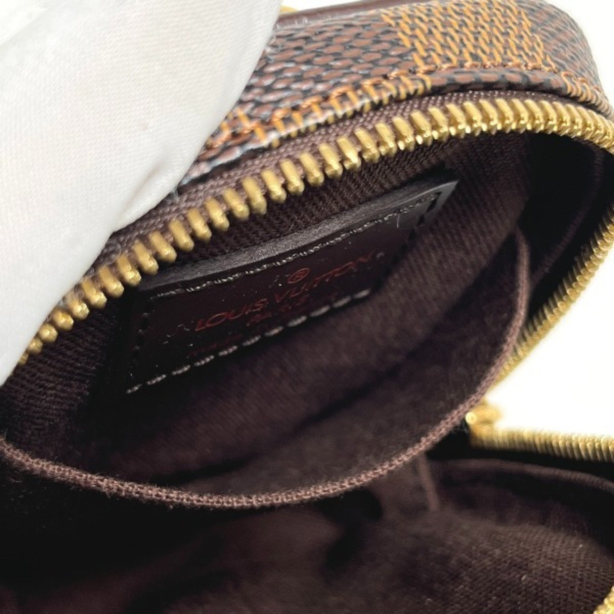 LOUIS VUITTON Etui Okapi PM Damier Pouch N61738 Louis Vuitton Brown LV — Like New
