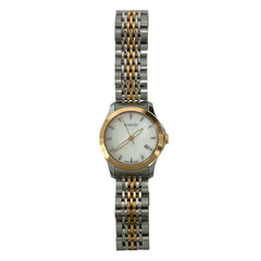 GUCCI GG Logo Stainless Steel Quartz Wristwatch, Silver, 32380 — Good