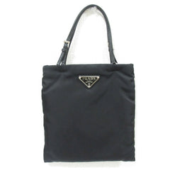 PRADA Tessuto Nylon Triangle 2-Way Chain Shoulder Bag 1BA252 Black Women's — Like New