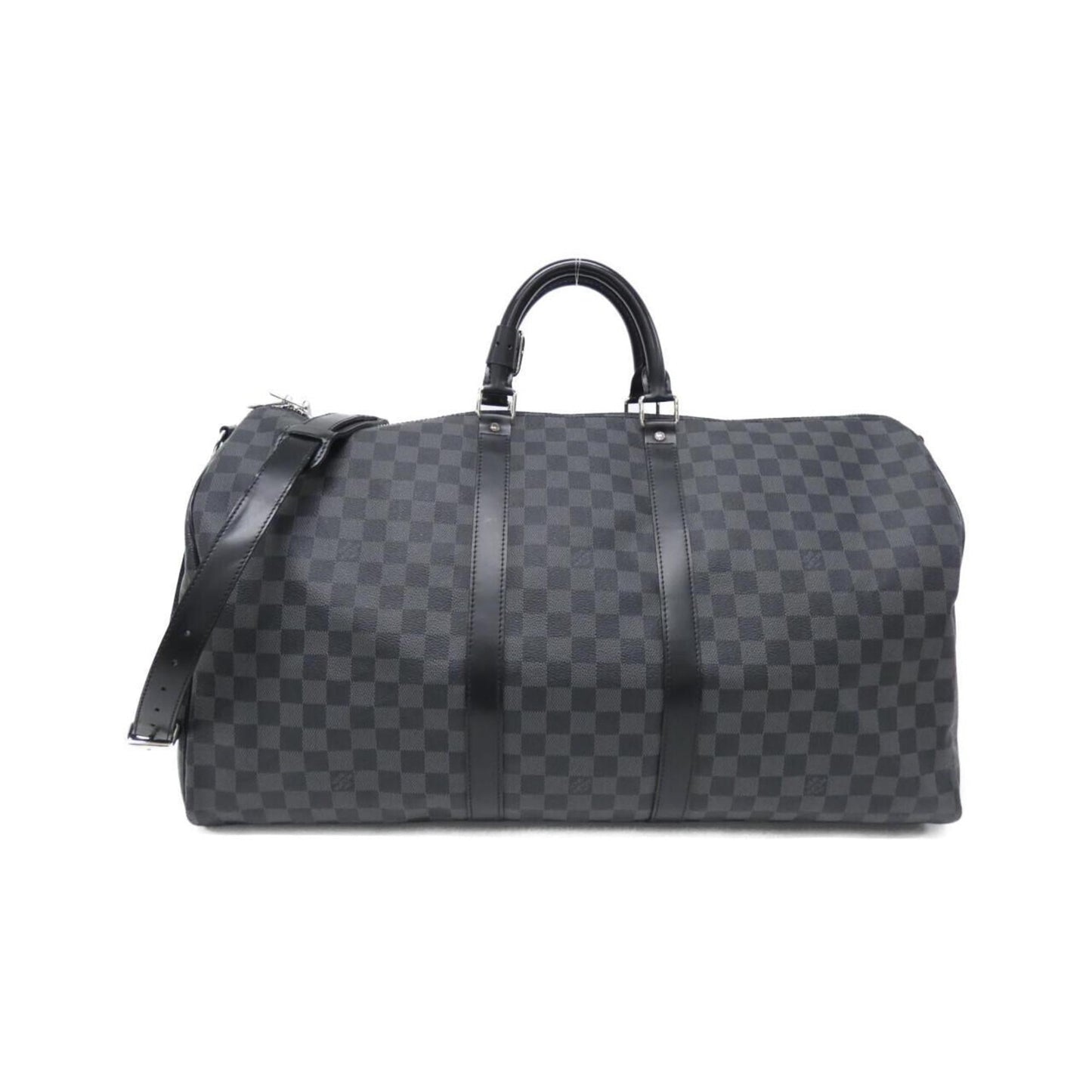 Louis Vuitton Damier Graphite Keepall Bandouliere 55cm N41413 Boston Bag