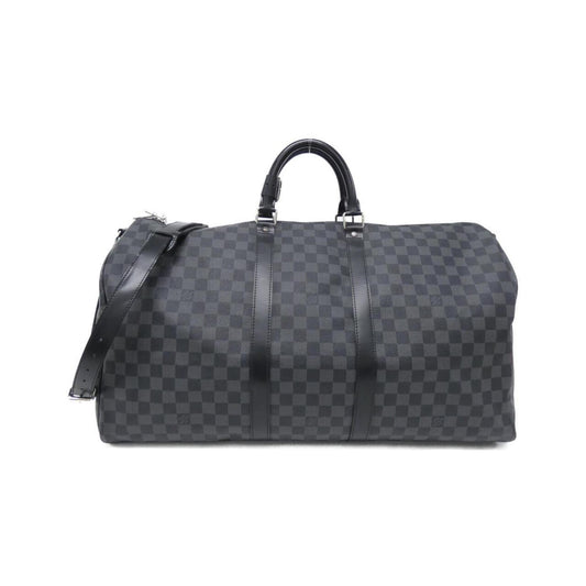 Louis Vuitton Damier Graphite Keepall Bandouliere 55cm N41413 Boston Bag