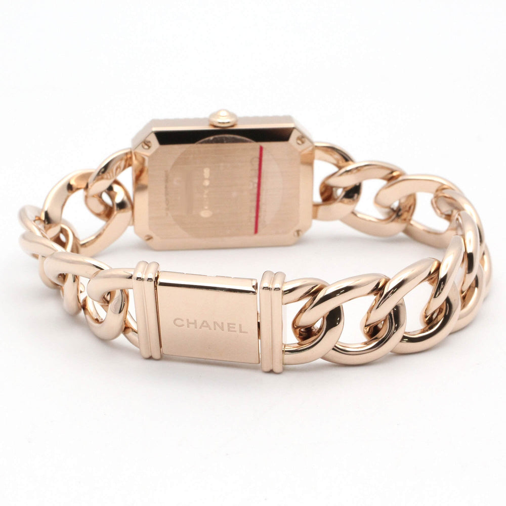 Chanel CHANEL Première Diamond Bezel Watch 18KPG (Pink Gold) Ladies White Shell H4412 — Very Good