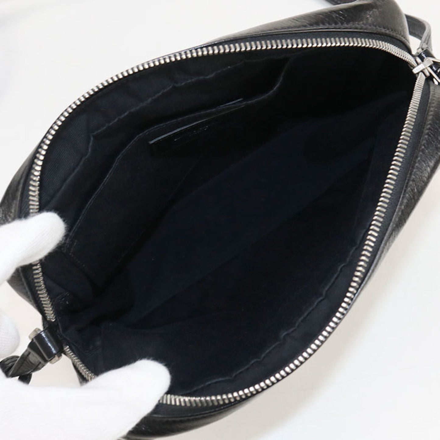 SAINT LAURENT Crossbody Shoulder Bag 468537 Camera Lou Women's Black