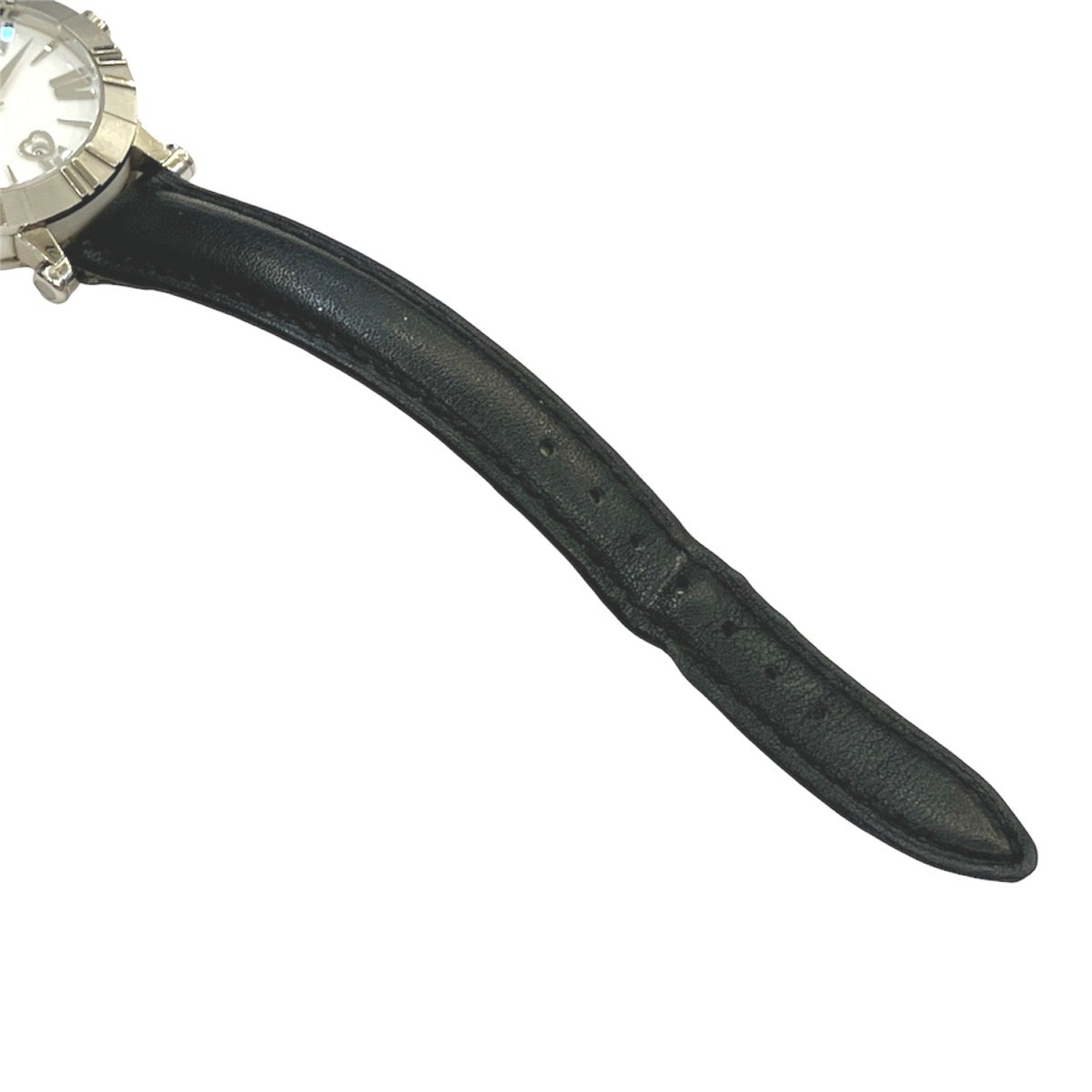 Tiffany & Co. Atlas watch, total weight 36.4g, stainless steel, genuine leather strap, quartz movement, white dial, Z1300.11.11A20 — Good