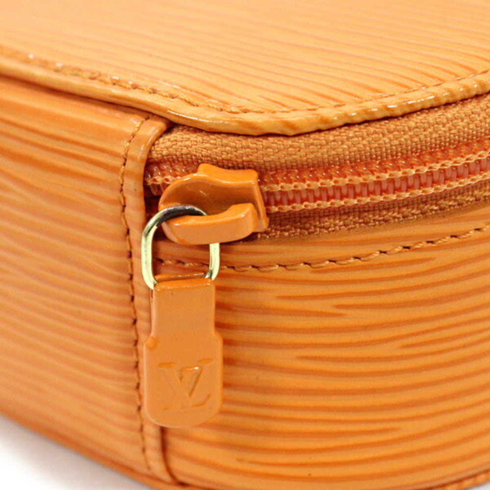 Louis Vuitton Epi Ecran Bijou Jewelry Case Bag Pouch Mandarin Orange Ring M48217 LOUIS VUITTON TK1923 — Like New
