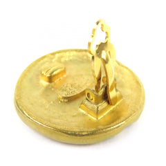 CHANEL Vintage 1994 94P Coco Mark Round Earrings (Pair) Gold Made in France Women's — Like New
