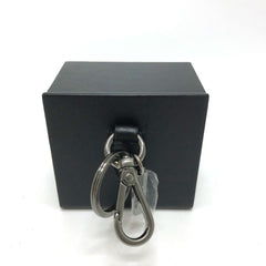 FENDI 7AR894 Logo/Accessory Mini Box Charm Keychain Leather Women's Black Like New — Like New