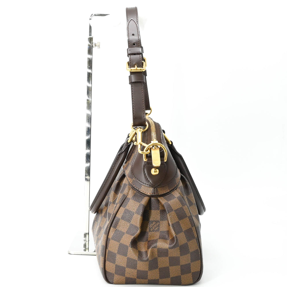 LOUIS VUITTON Trevi GM Ebene Damier Brown Shoulder Bag Handbag N51998 — Like New