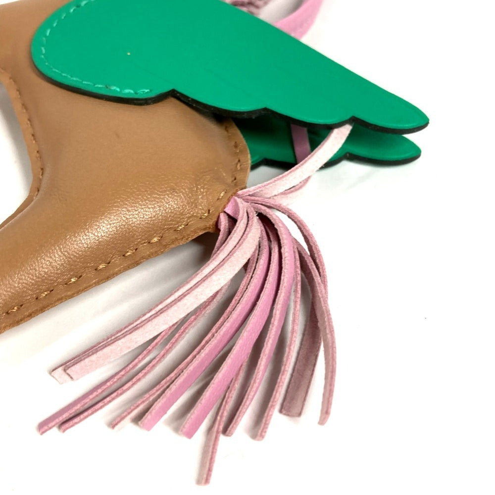 HERMES Hermes Horse Keychain Cheval Rodeo Pegasus MM Accessory Bag Charm Agneau Milo Men's Women's Green Like New — Like New