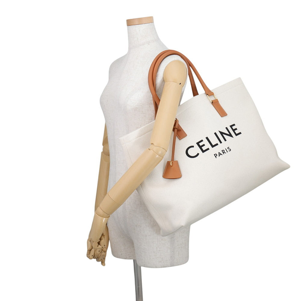 Celine Horizontal Cabas Canvas Tote Bag 190062BNZ CELINE Handbag — Like New