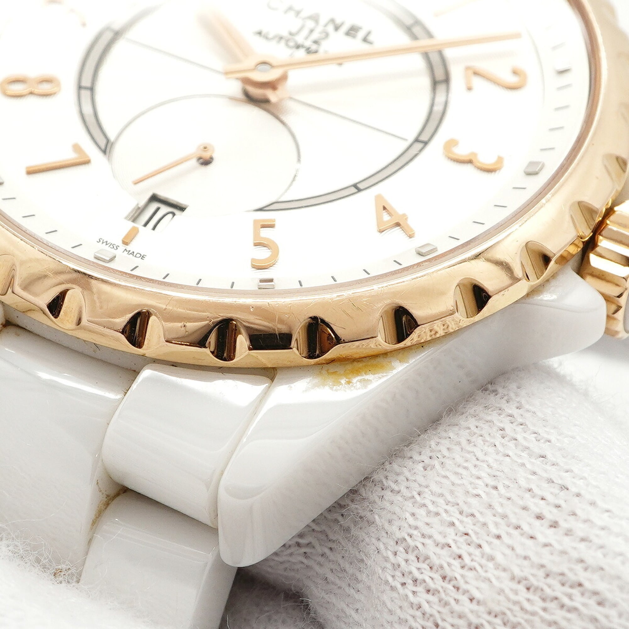 Chanel J12-365 H3839 Silver Dial Watch (Men's & Women's) — Good
