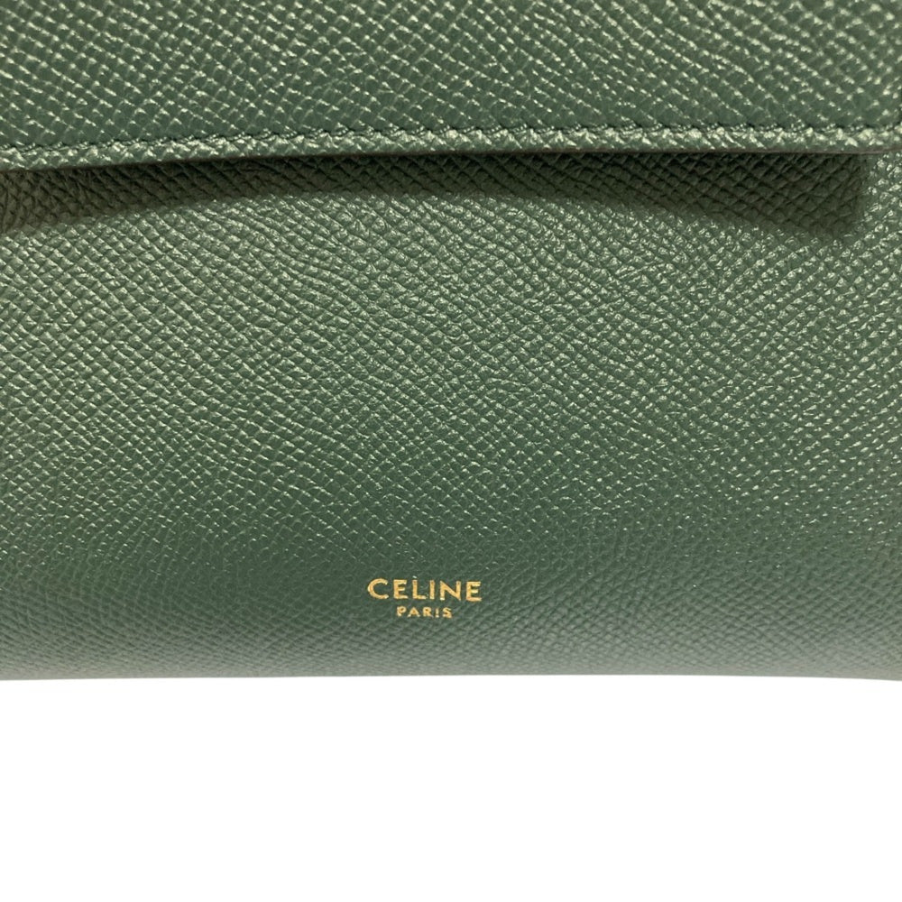 CELINE Nano Belt Bag, 2-Way Shoulder Bag/Handbag, Green, Women's — Like New
