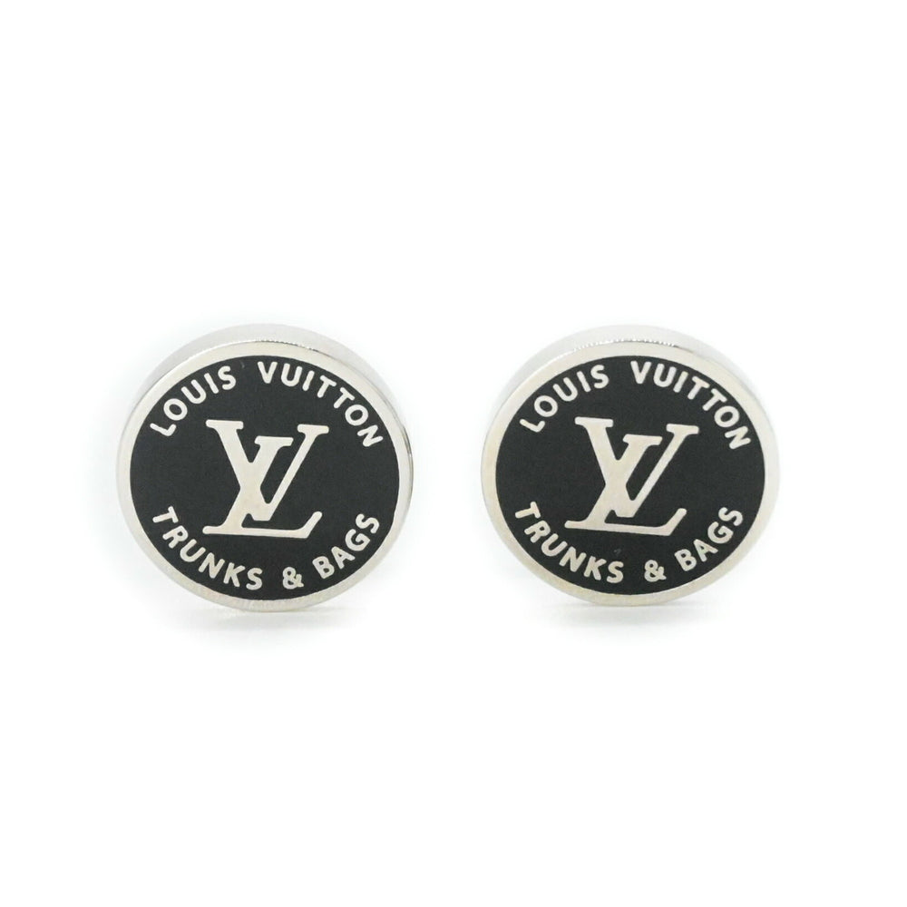 LOUIS VUITTON LV Award Cufflinks for Men, Black and Silver, M00912 — Like New