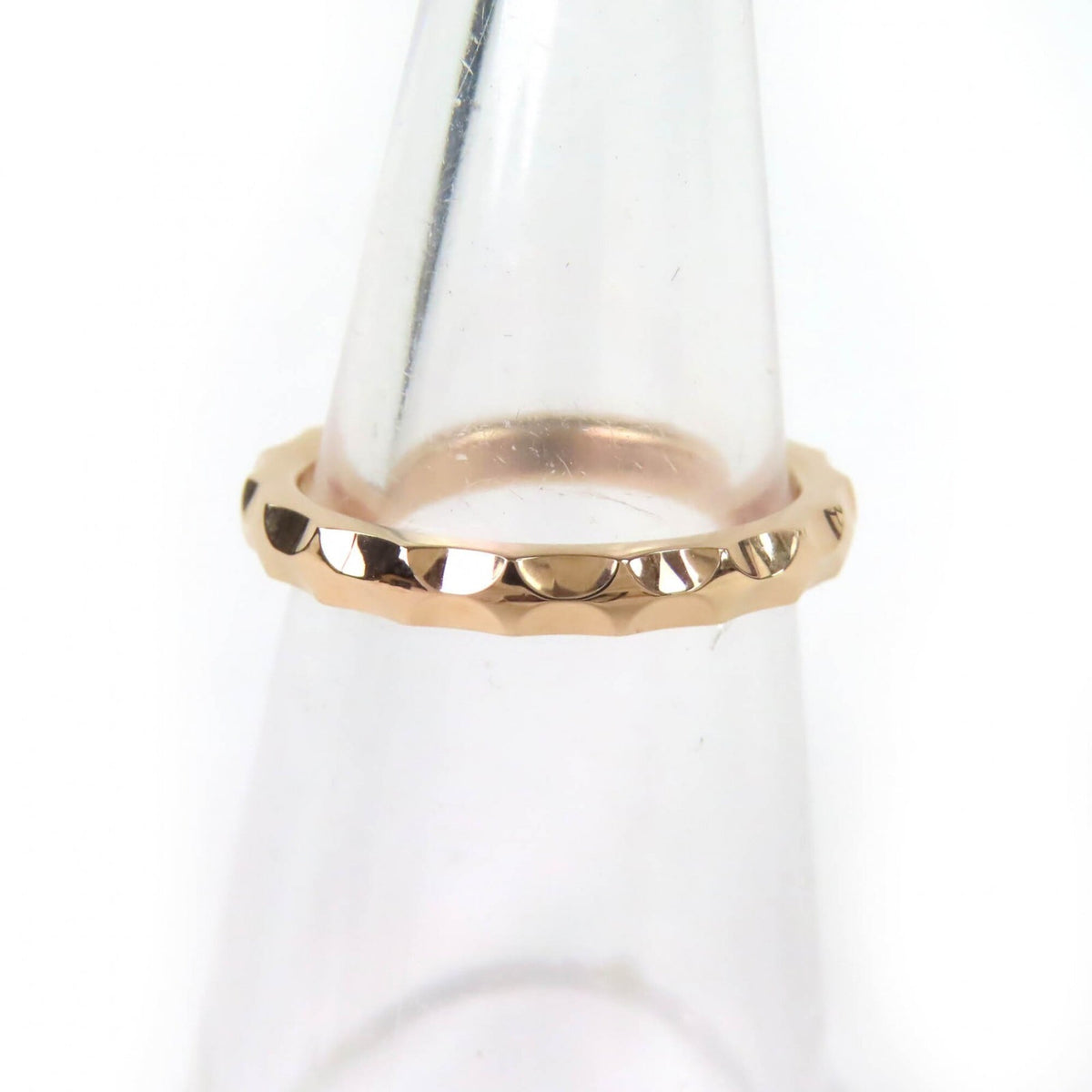 LOUIS VUITTON 085729 Alliance Monogram Infini Ring, AU750 18K 750 (PG), Current Model, Pink Gold, Weight 3.65g, Women's — Like New