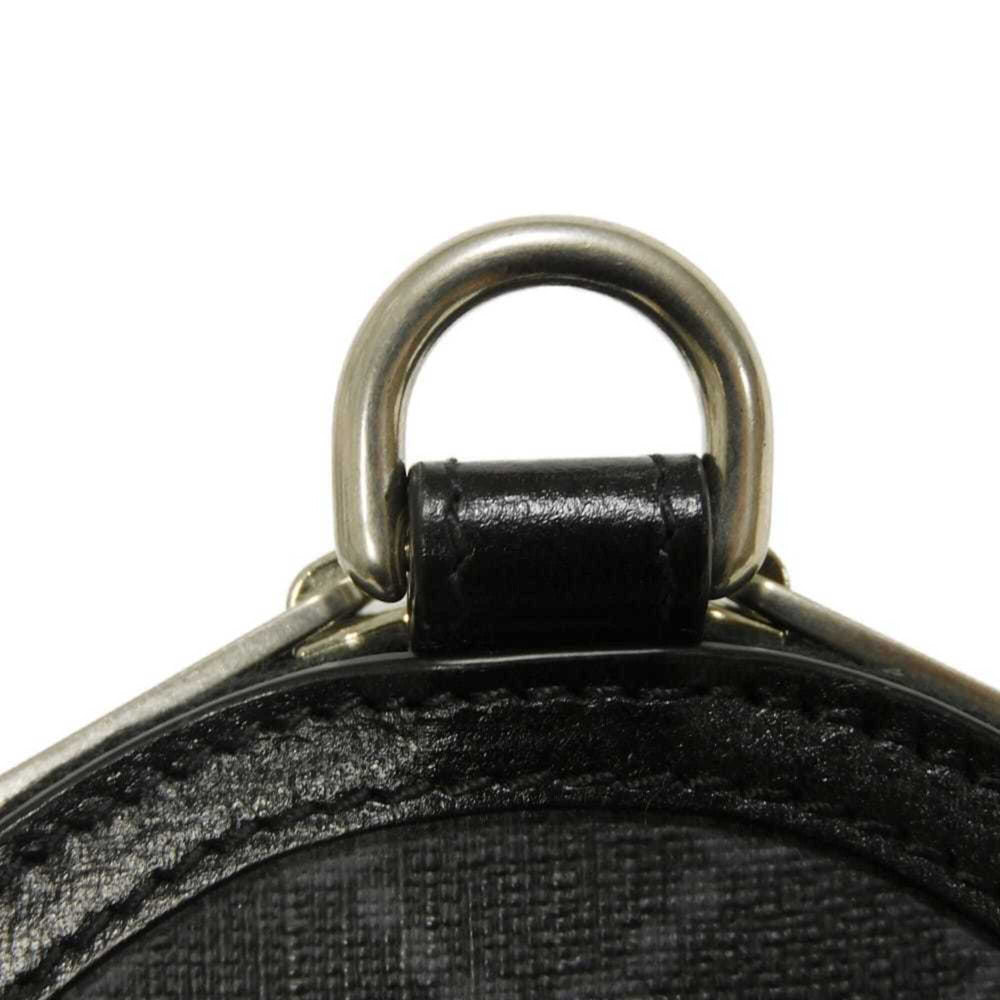 Gucci GG Supreme Shoulder Bag with Phone Holder, Double G Design, 2-Way, Interlocking G, Black, 724357 92TCF 1000, Men's/Women's — Like New