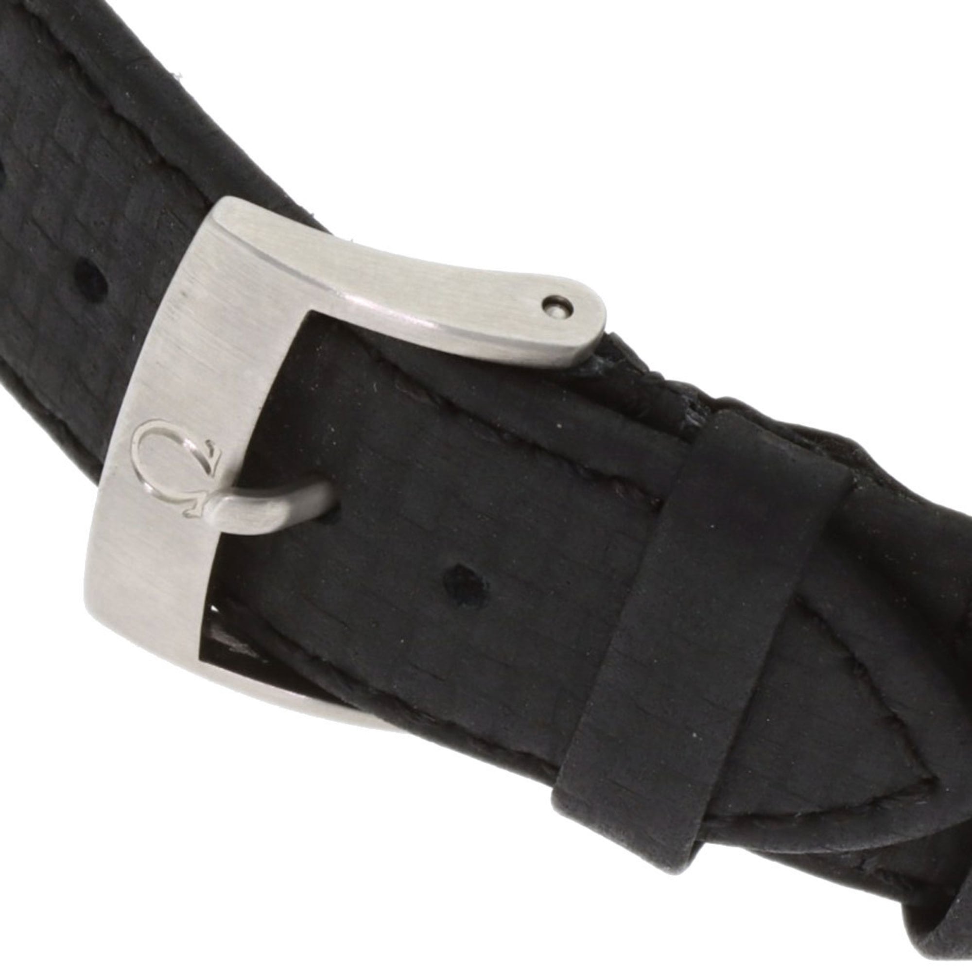 Omega De Ville Chronoscope Co-Axial Date Watch, Stainless Steel and Leather, Men's, 20230410