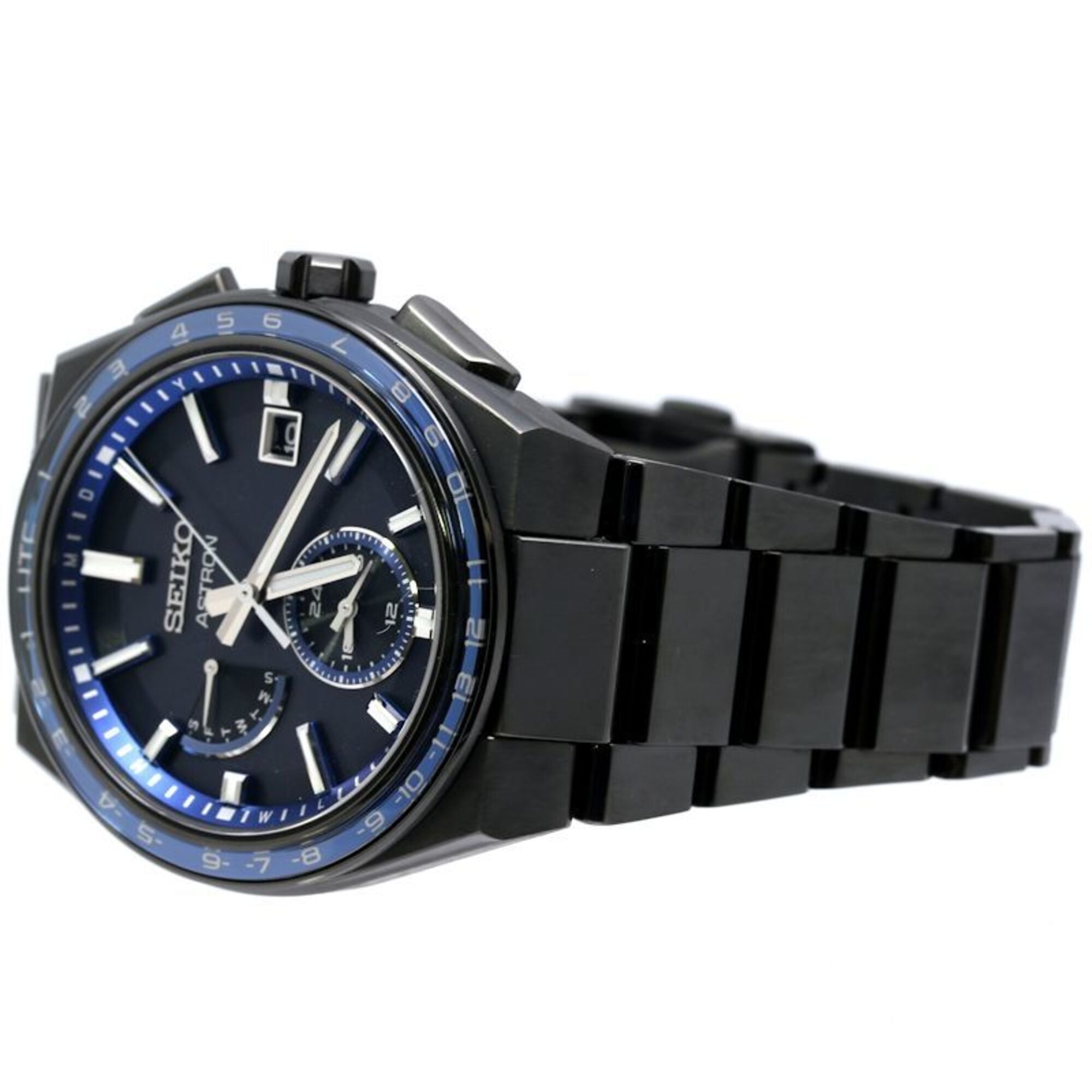 SEIKO Astron Nextar World Time Solar Radio-Controlled Watch SBXY041 8B63-0BB0 Men's Titanium 40473 — Like New