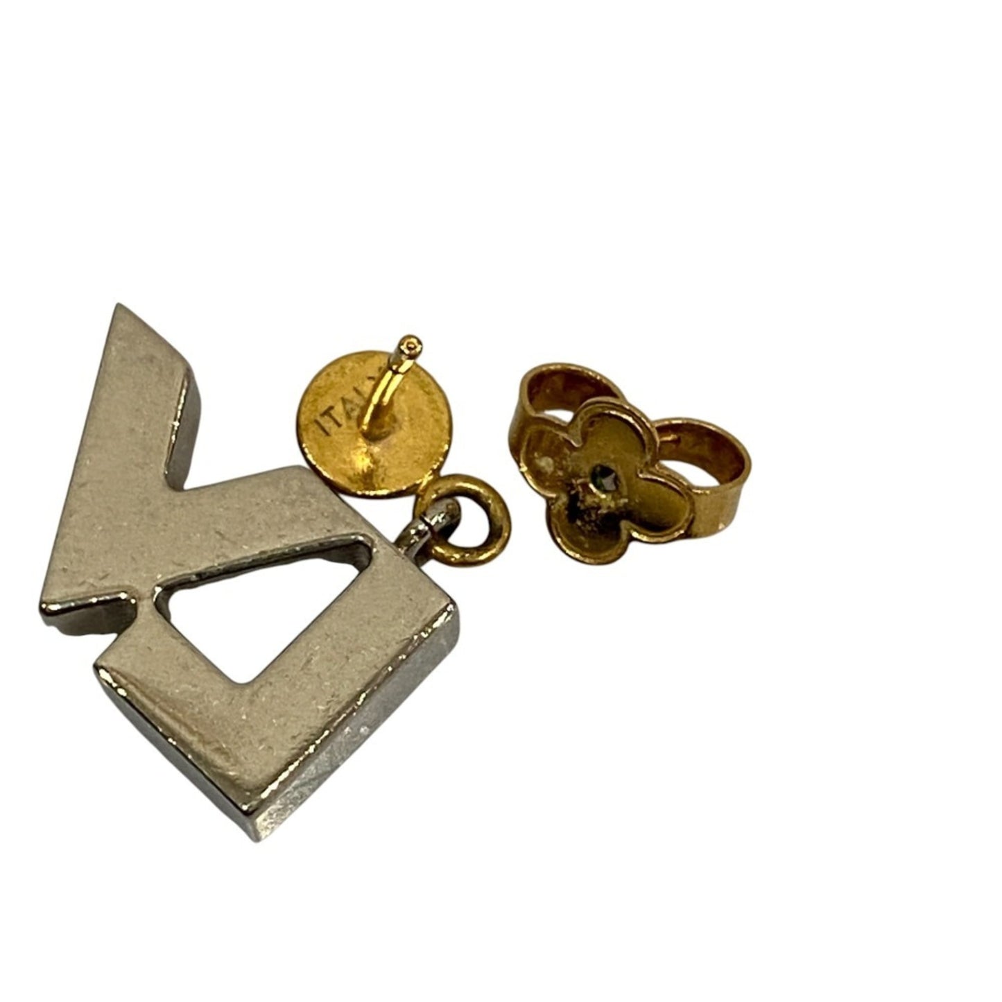 LOUIS VUITTON Louis Vuitton Boucle d'Oreille Earring Set M67036 Silver and Gold Color Women's