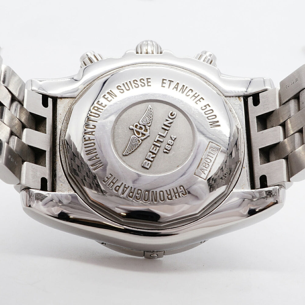 Breitling Chronomat 44 Mother-of-Pearl AB0110 Gray Dial Men's Watch — Good