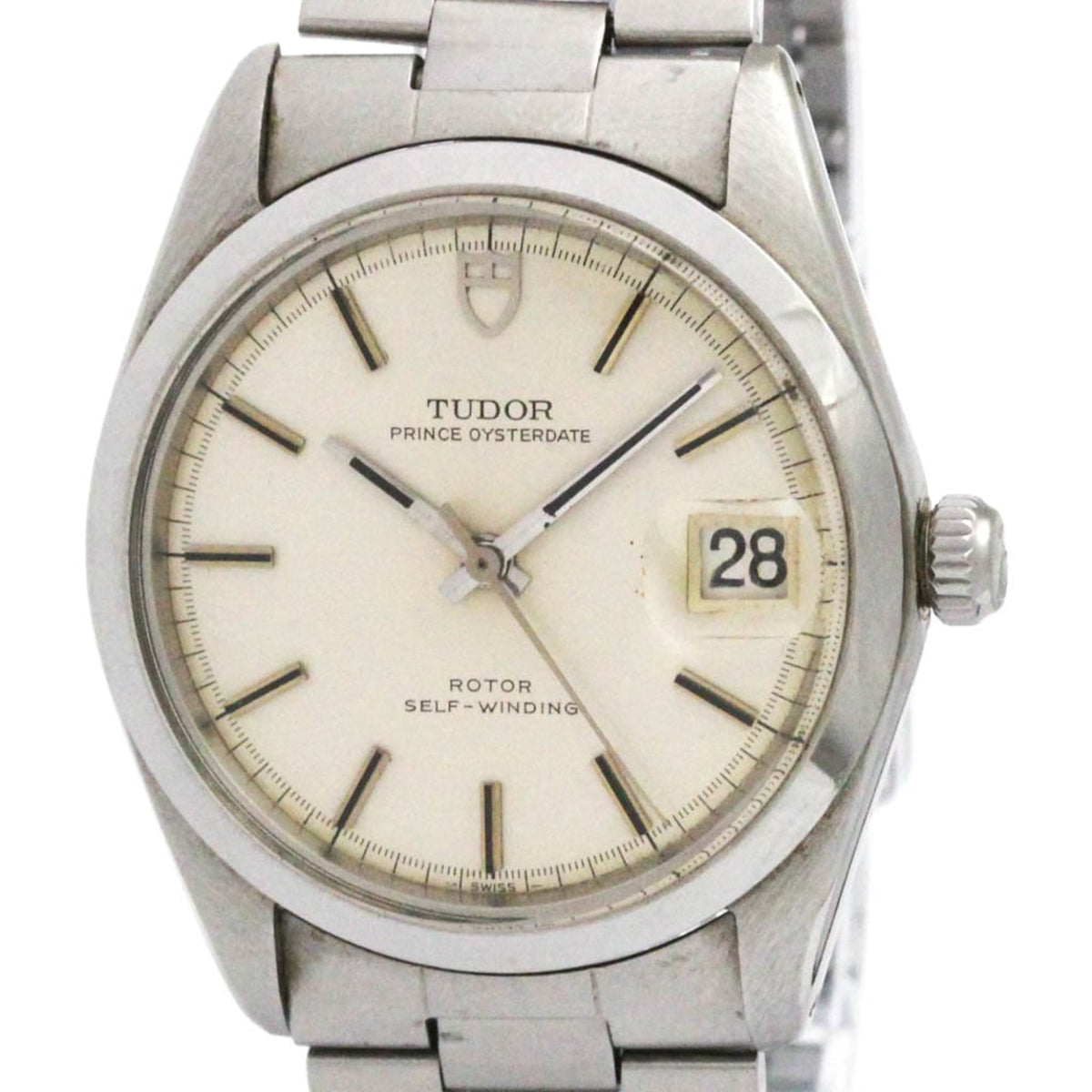 TUDOR Prince Oyster Date Stainless Steel Automatic Mens Watch 7989/0 — Good