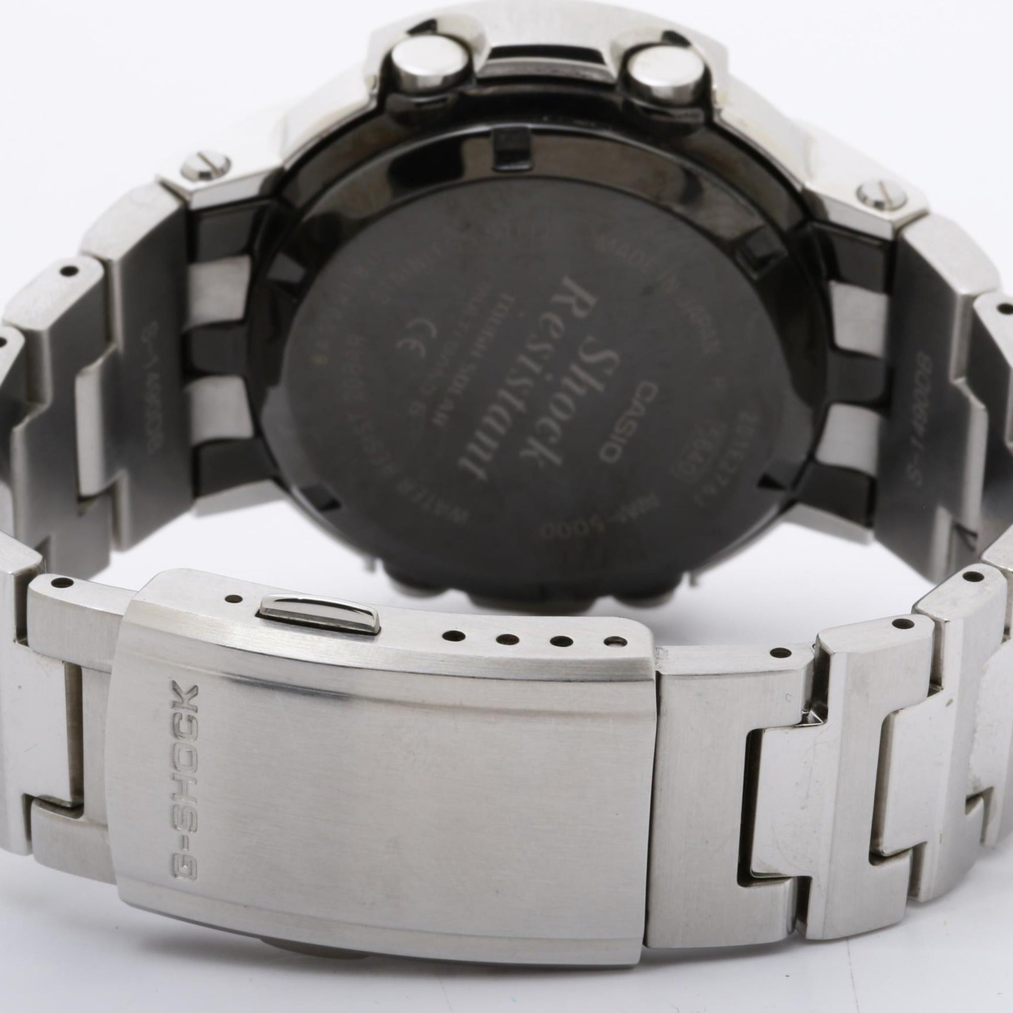 CASIO GSHOCK FULL METAL AW500 SERIES AWM500D1A8JF Silver Stainless Steel Men's Watch — Very Good