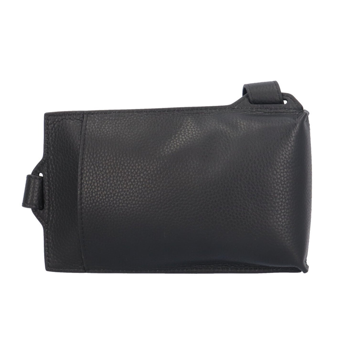 Loewe Vertical T-Pocket Anagram Body Bag, Leather, Black, C500PO02X02, Unisex
