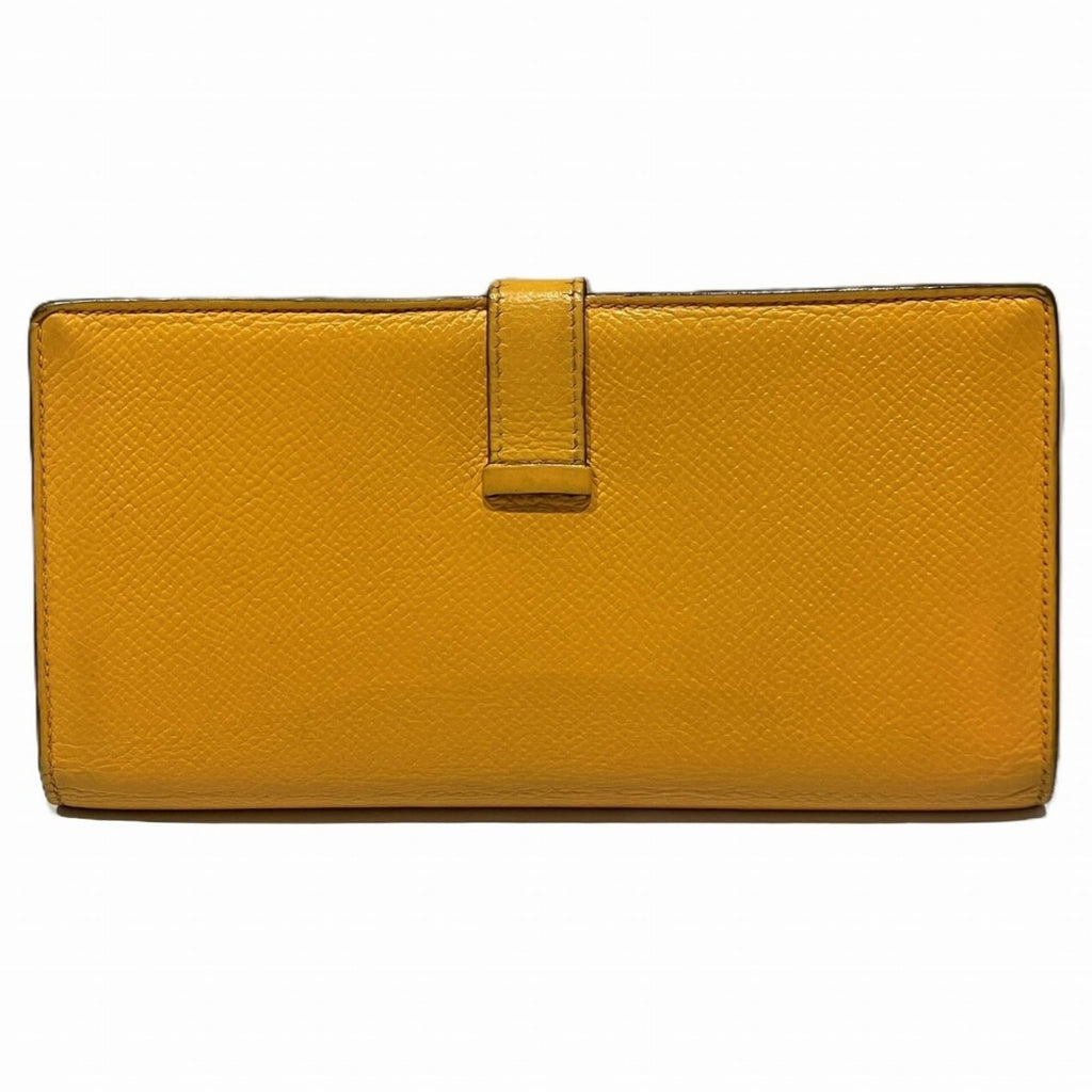 Hermes HERMES long wallet, souffle, Bearn, Epsom leather