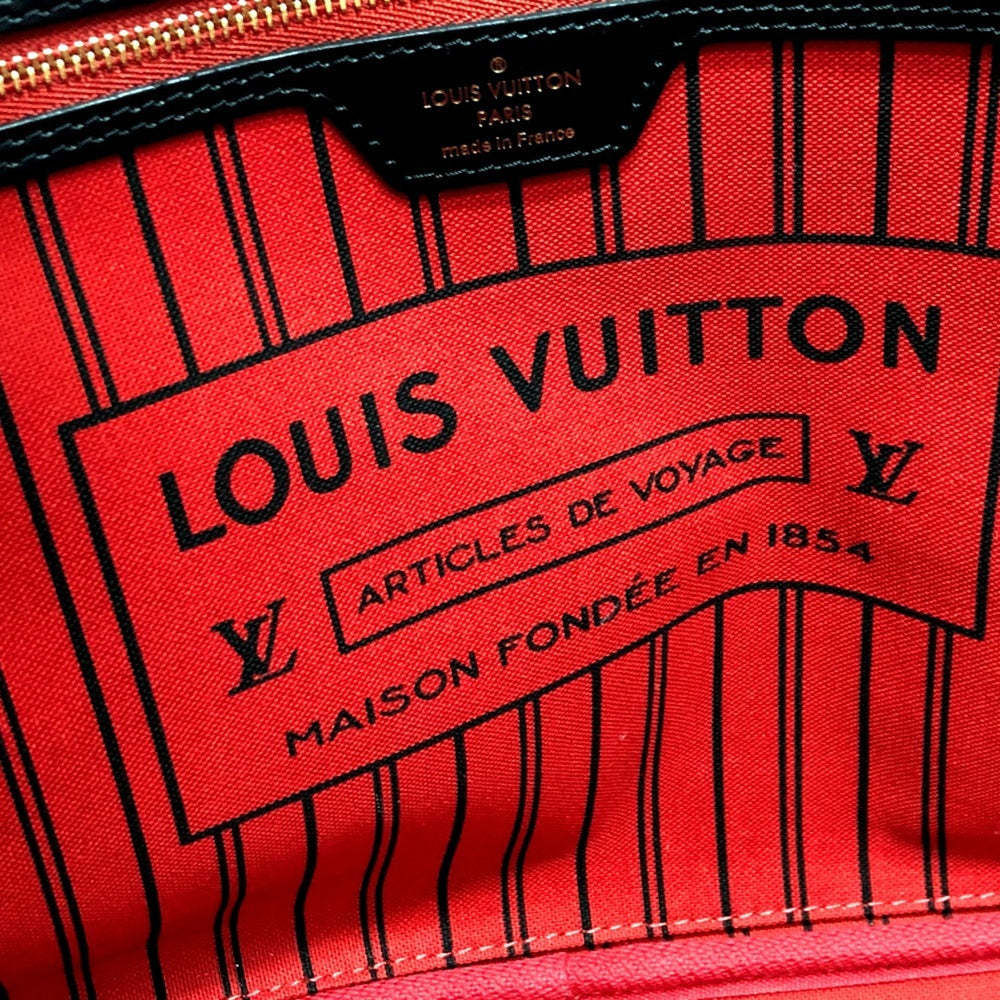 LOUIS VUITTON Louis Vuitton M42844 World Tour Neverfull MM Tote Bag Handbag Monogram Macassar Canvas Women's Brown Similar — Like New