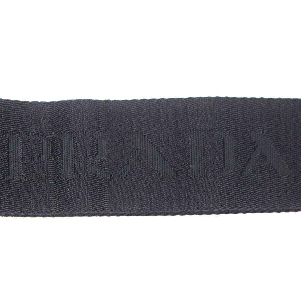 PRADA 2VH176 Nylon Leather Triangle Logo Plate Re-Nylon Body Bag Black Made in Italy Men's — Like New