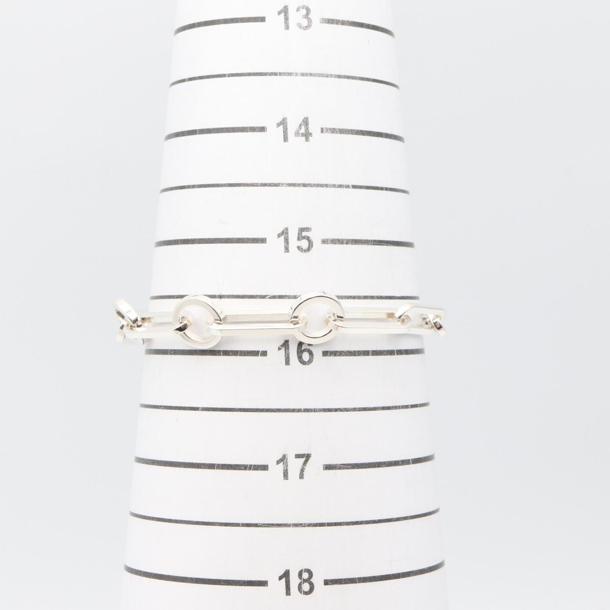 Hermes Kelly Chaine Bracelet, Sterling Silver 925, Tone, for Men and Women — Like New